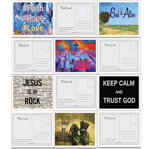 Christian Inspirational & Encouraging Postcards - Bible Devotional Postcards