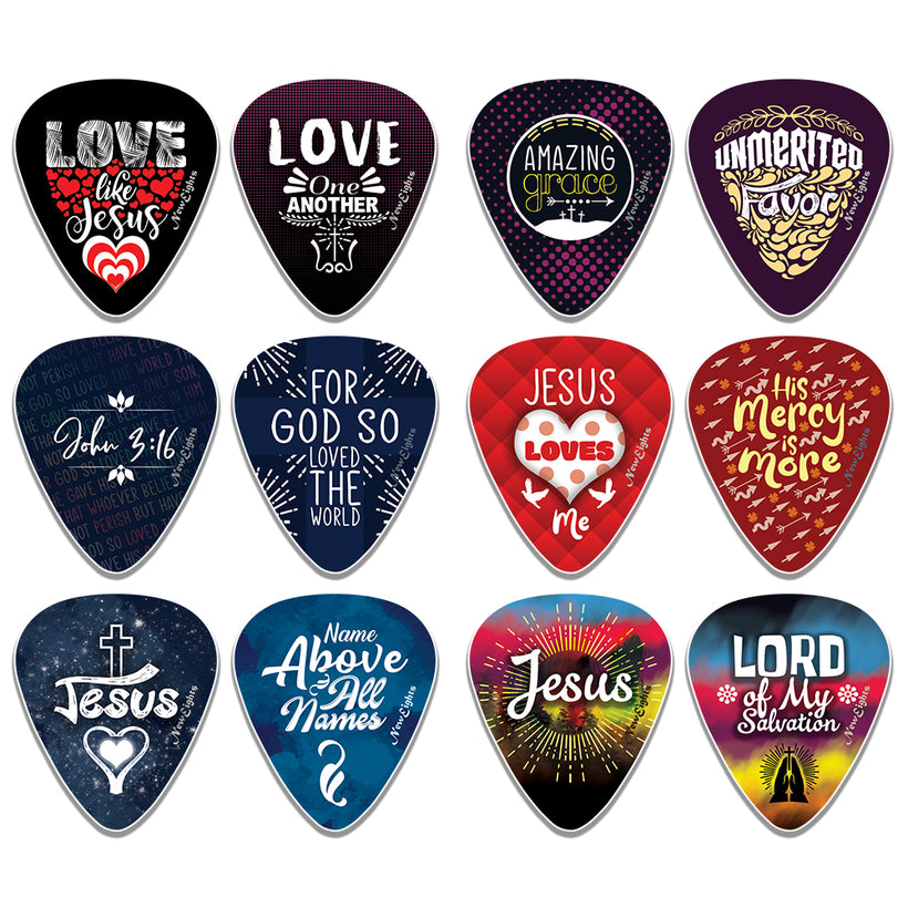 Motivational &amp; Encouragement Give-away - Bible Sayings Guitar Picks