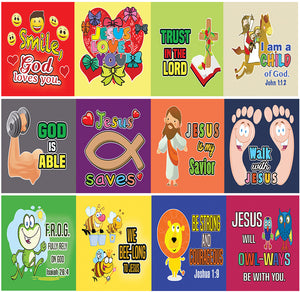 Christian Knowledge Stickers - Stickers with Christian Messages
