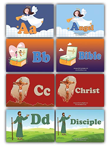 Toddler A-Z Alphabets Bible Flash Cards