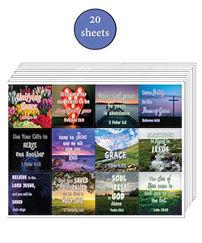 Love and Grace of God (20-Sheet) - Great Giftaway Stickers for Ministries