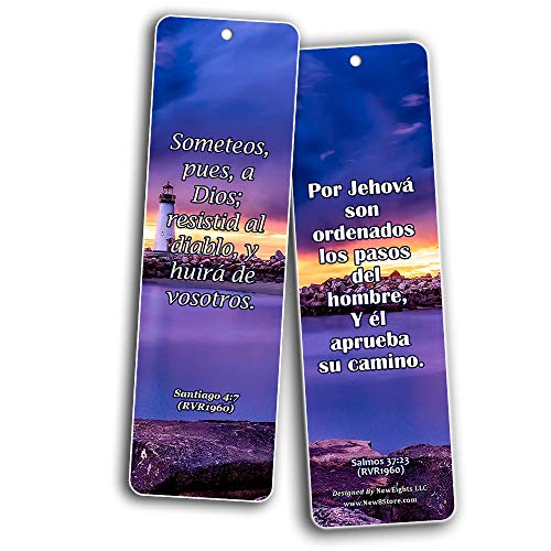 Spanish Scriptures Bookmarks - Friendship Bookmarks (RVR1960) (60-Pack) - Perfect Gift Idea for Friends and Loved Ones