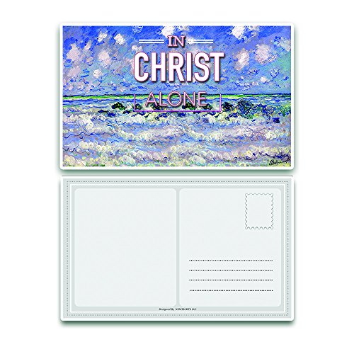Christian Bible Verse Postcards - In Christ Alone