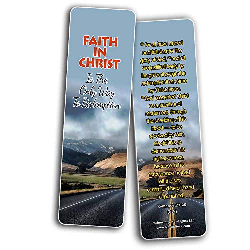 Holy Scriptures Bookmarks Cads (60 Pack) - Jesus is Risen John 3:16 - Stocking Stuffers for Good Friday Easter Sunday School VBS Christian Ministry Mission Trip
