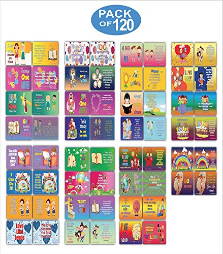 Daily Devotional Topical Bible Verses for Kids NIV Flashcards (30 cards x 4 set )