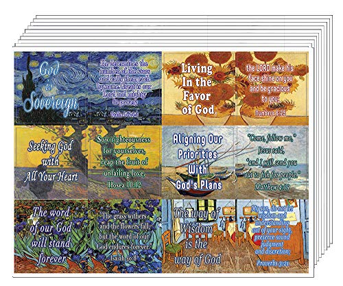 Christian Love You 3000 Stickers (20 Sheets) - Assorted Mega Pack of Inspirational Stickers