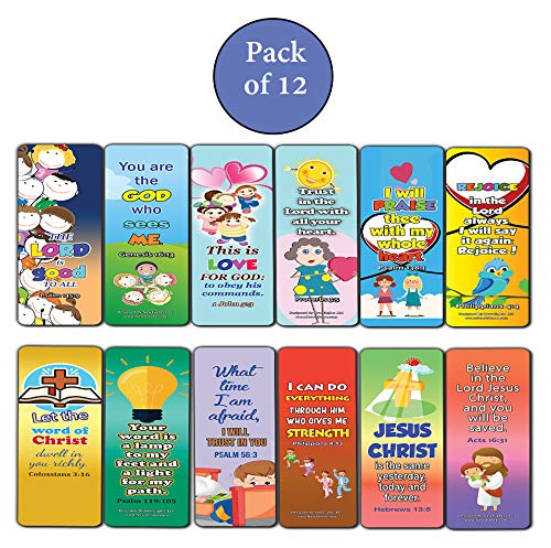 Short Bible Verses for Kids Bookmarks