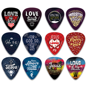 Motivational & Encouragement Give-away - Bible Sayings Guitar Picks