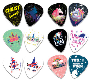 Music Accessories - Christian Sayings Guitar Picks Children and Teens