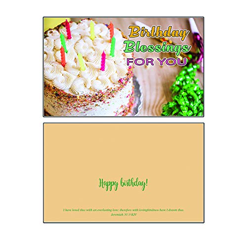Religious Birthday Cards (30-Pack) - Unique and Cute Birthday Greetings for Loved Ones and Friends