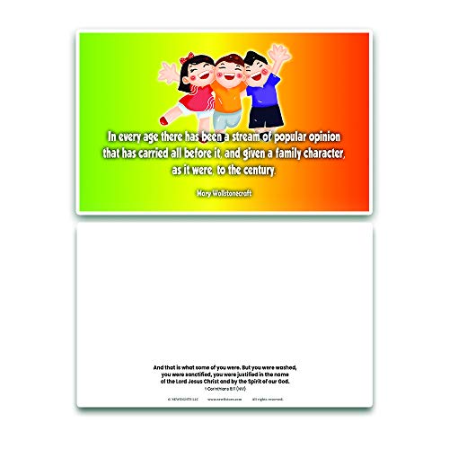 Christian Learning Quotes: Developing Character Postcards (30-Pack)