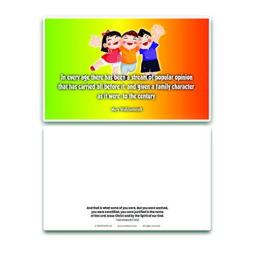 Christian Learning Quotes: Developing Character Postcards (60-Pack)