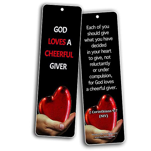 Bible Verses About Stewardship Bookmarks (60 Pack) - Perfect Giveaways for Sunday School and Ministries