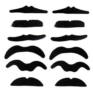NewEights Fake Mustaches 3-pack