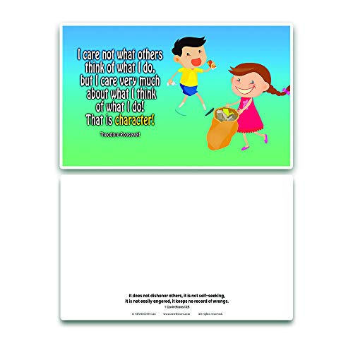 Christian Learning Quotes: Developing Character Postcards (30-Pack)