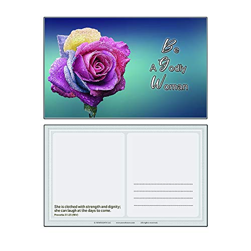 Devotional Bible Verses for Women Postcards (30-Pack) - Perfect Giveaway for Ministries and Sunday Schools