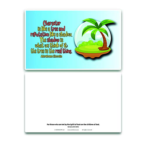 Christian Learning Quotes: Developing Character Postcards (30-Pack)