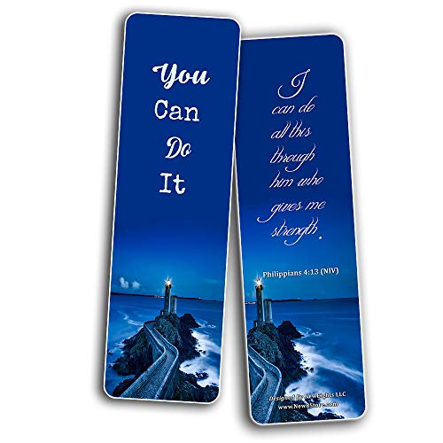 Bible Verses Bookmarks About Controlling Our Emotions (60-Pack) - VBS Sunday School Easter Baptism Thanksgiving Christmas Rewards Encouragement Gift Motivational Cards Scriptures