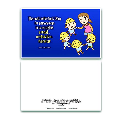 Christian Learning Quotes: Developing Character Postcards (30-Pack)