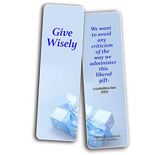 Christian Bookmarks for Biblical Financial Principles Series 3 (30 Pack) - Biblical Principles About Financial Freedom