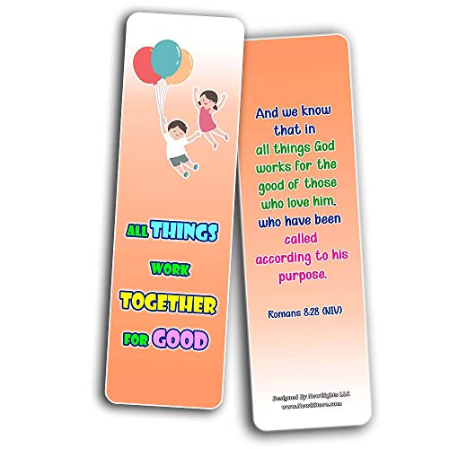 Confidence Building Scriptures for Kids Bookmarks (60-Pack)