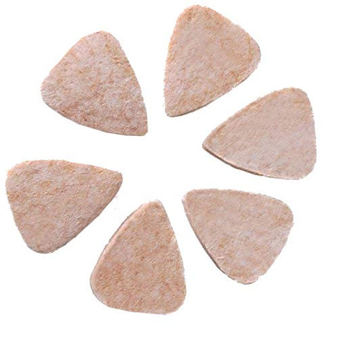 NewEights Ukulele Felt Picks 6-Pack Set