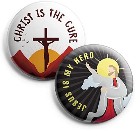 Bible Theme Pinback Button Pins (10 Pack)