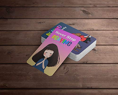 Christian Learning Cards - Bible Memory Verses Flash Cards (2-Deck)