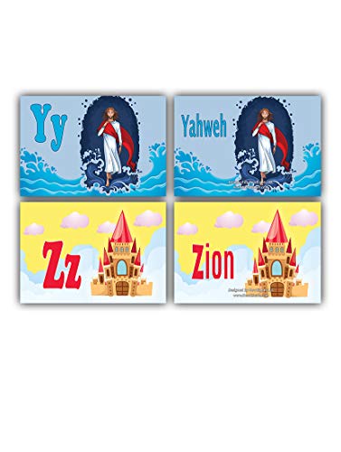 Toddler A-Z Alphabets Bible Flash Cards