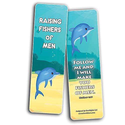 Encouraging Bible Verses Bookmarks for Kids (30-Pack) - Animal Series 1 - Animal Theme Bookmarks for Kids That Come with Inspiring Bible Texts