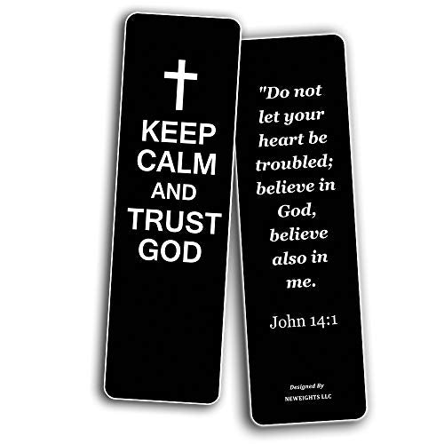 Scripture Bible Verses Bookmarks (60 Pack) - Perfect Gift away for Sunday Schools