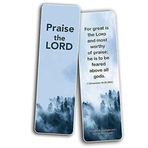 Memory Verse About Greatness of God Bookmarks (12-Pack)