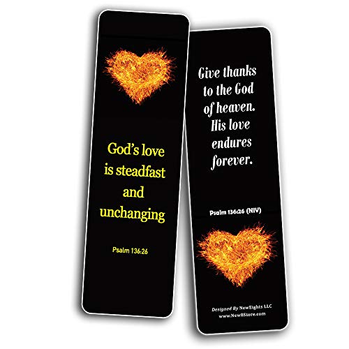 Christian Love You 3000 Bookmarks (30 Pack) - John 3:16 God's Love Jesus Loves You - Stocking Stuffers for Sunday School Homeschooling Birthday Party Favors Ministry Church Supplies