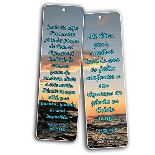Spanish Success Bible Verses Bookmarks (RVR1960) (60-Pack) - Handy Spanish Bible Verses About Success Collection