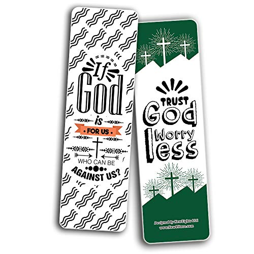 Inspirational Encouragement Christian Quotes Bookmarks Series 3 (30-Pack) - Stocking Stuffers for Boys Girls - Children Ministry Bible Study Church Supplies Teacher Classroom Incentives Gift