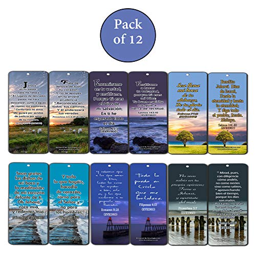 Spanish Powerful Bible Verses to Live by Bookmarks (RVR1960)