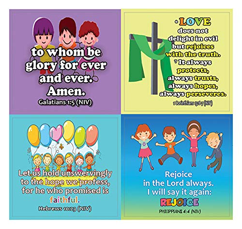 Christian Stickers for Kids (10-Sheet)