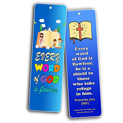 Great Memory Verses for Kids Bookmarks Series 2 (60-Pack) - Great Way For Kids to Learn the Scriptures and New Bible Verses