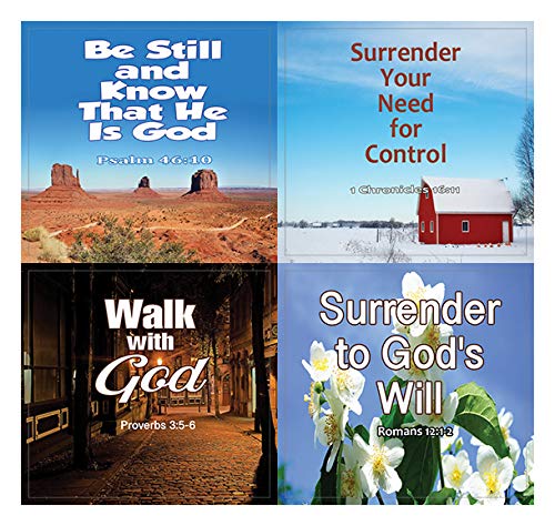 God?s Will for Your Life Christian Stickers (20 Sheets) - Assorted Mega Pack of Religious Inspirational Stickers - Proverbs 3:5-6 Church Supplies Sunday School VBS Bible Study Teacher Student Gifts