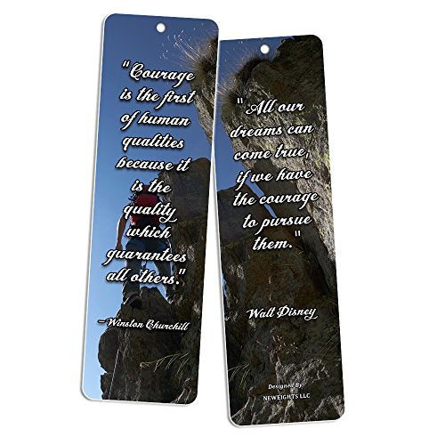 NewEights Adventure Inspirational Quotes Bookmarks (30 Pack)