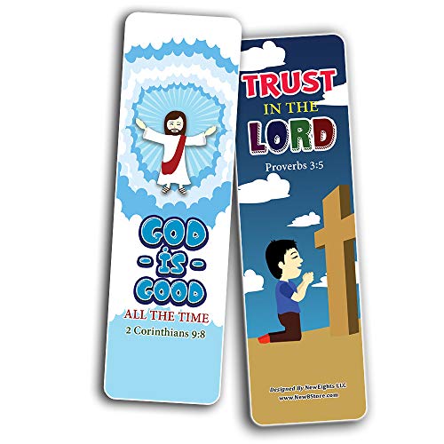 Top Bible Verses for Thanksgiving Bookmarks for Kids (60-Pack) - Church Memory Verse Sunday School Rewards - Christian Stocking Stuffers Birthday Party Favors Assorted Bulk Pack