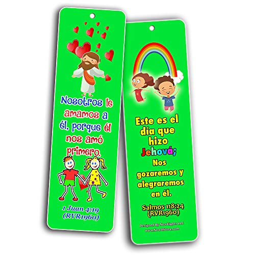 Spanish Powerful God Memory Verse RVR1960 Bookmarks (30-Pack)