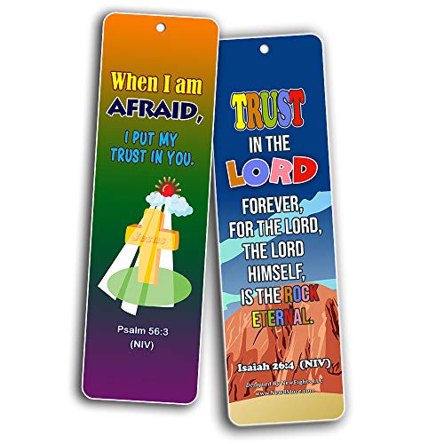 Ten Commandments Memory Verses Bookmarks For Kids (60-Pack) - Fun Way for Kids to Learn the Scriptures