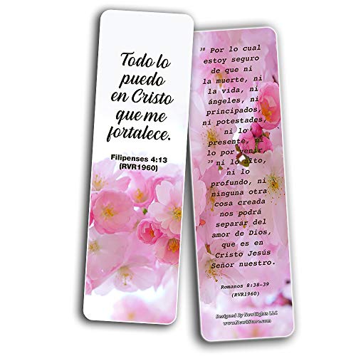 Spanish Christian Faith Scripture Bookmarks RVR1960