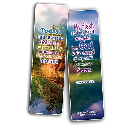 God Is My Strength Bible Bookmarks