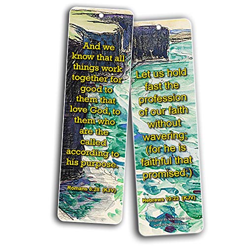 SCRIPTURES BOOKMARKS TO ENCOURAGE MEN AND WOMEN (KJV) (30-Pack) - Handy Bible Verses Perfect for Daily Encouragement