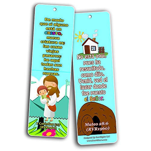Spanish Powerful God Memory Verse RVR1960 Bookmarks (30-Pack)