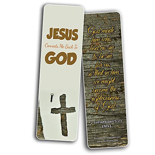 Jesus Our Redeemer Scriptures Bookmarks (30 Pack) - Handy Bible Texts About Being Saved Through Christ Jesus