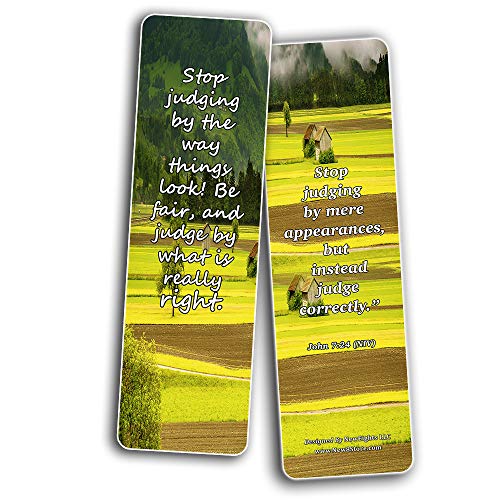 Scriptures Cards Bookmarks About Wisdom and Discernment (60 Pack) - Bible Verses About What Does the Bible Say About Discernment