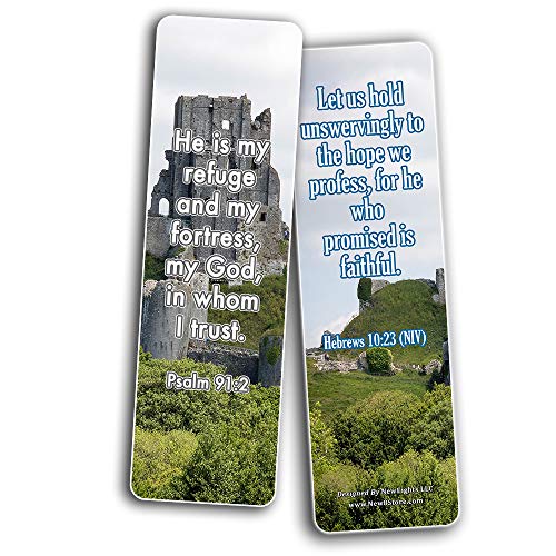 Psalm 91 Christian Army Soldiers Military Bookmarks (30 Pack) - Well Designed and Easy To Memorize Bible Verses For Someone Who Is Serving Our Country